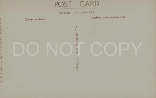 RPPC RMS Queen Mary Blue Riband Liner Postcard Ship c.1930s UK (A26) - Picture 2 of 2