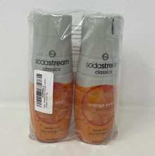 SodaStream Classics Orange Soda Drink Mix 2-Pack 14.8 fl oz/440 mL Each, Orange
