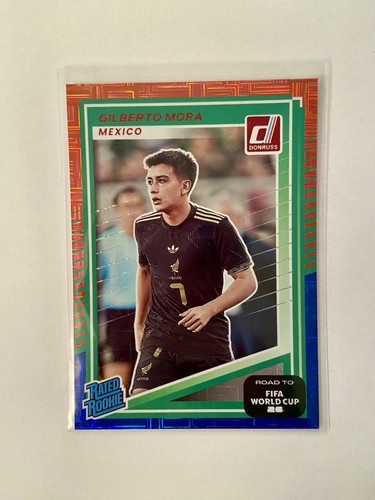 Gilberto Mora [Maze] #214 2025 Panini Donruss Road to FIFA card