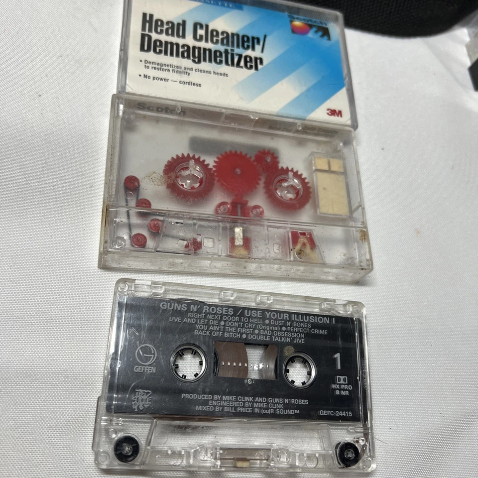 Huge 63 CLASSIC Rock / Country Cassette Tape Lot +Cassette Bag +cassette Cleaner - Image 4 of 4