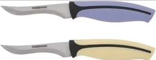 2 pc Farberware Paring Knives Precise Slice Soft Grip Stay Sharp Stainless Steel