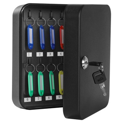 KYODOLED Key Cabinet Wall Mount, Locking Key Box Organizer, Key Lock Box with