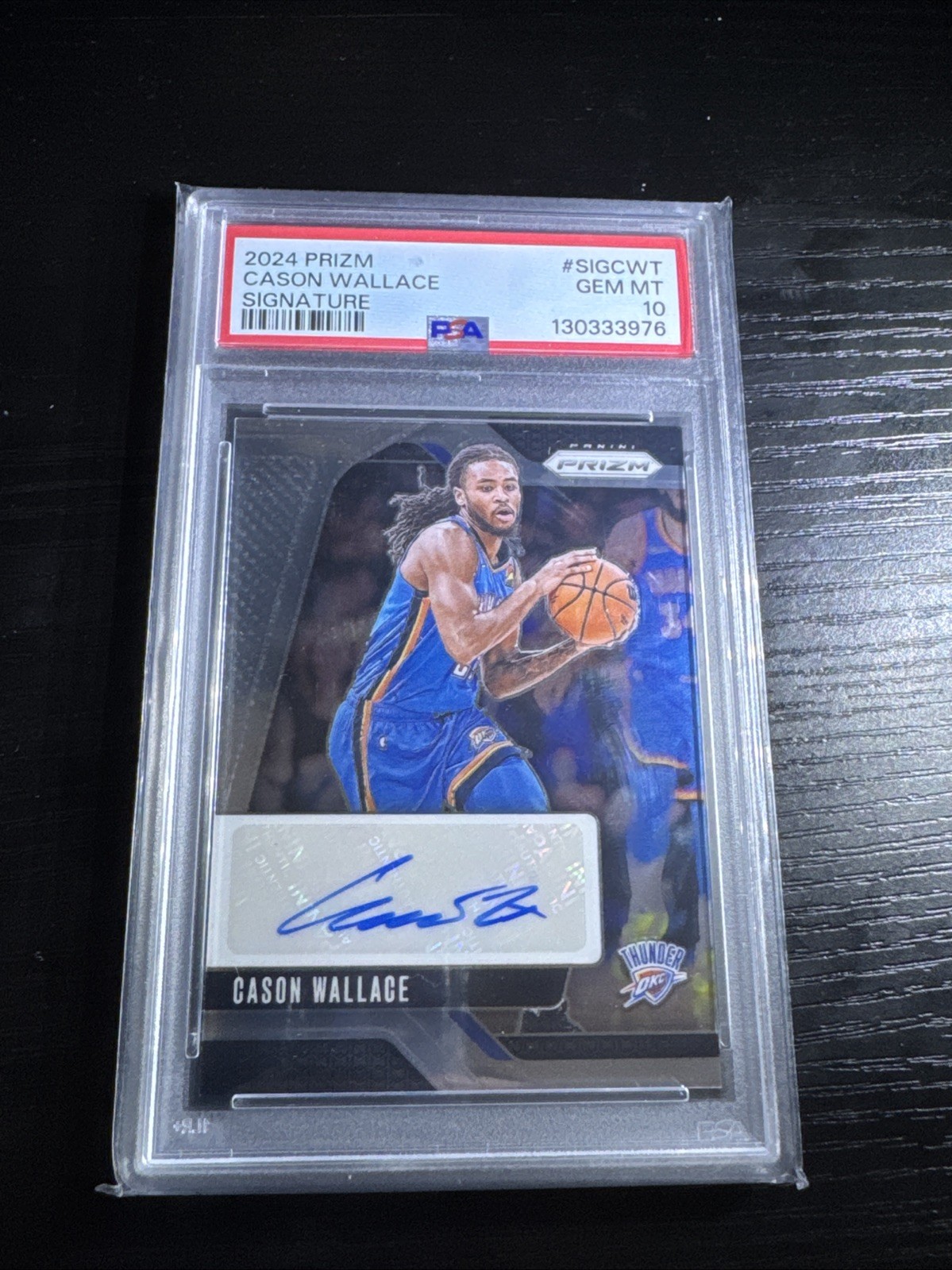 2024 Panini Prizm CASON WALACE RC Auto #SIGCWT Rookie PSA 10