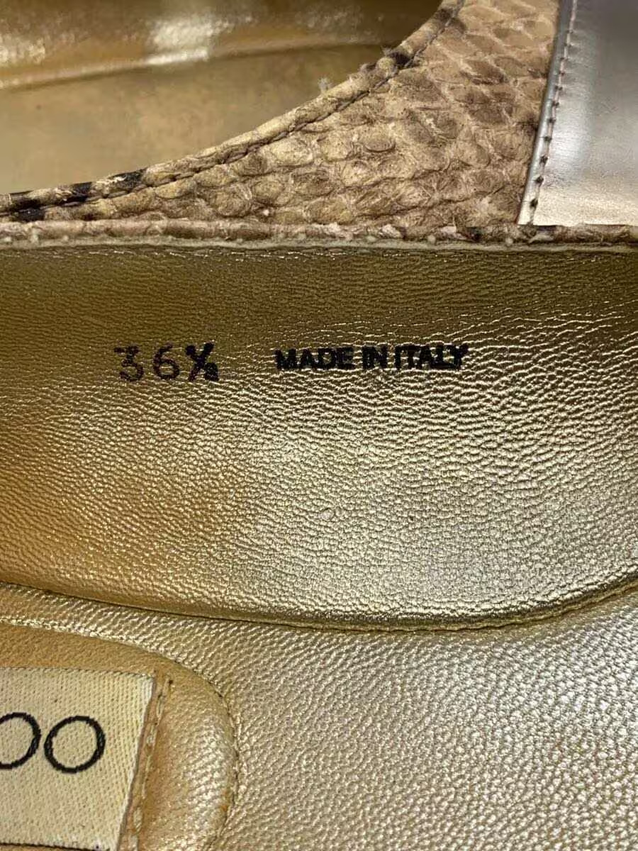 Jimmy Choo Flat Pumps 36.5 Python Pattern JGG09 - image 5