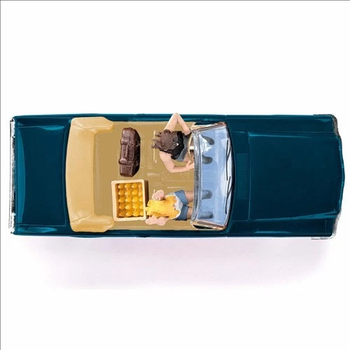 Busch 1:87 H0 47528 Ford Mustang Cabrio Fahrerinnen USA 1964 NEU OVP - Bild 2 von 3