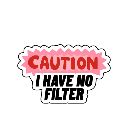 Sarcastic Funny Quote Office Anxiety Neuro Diverse Self Adhesive Sticker