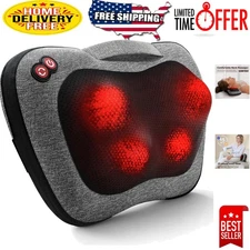 Electric Shiatsu Massager with Soothing Heat – Personalized Pain Relief for All