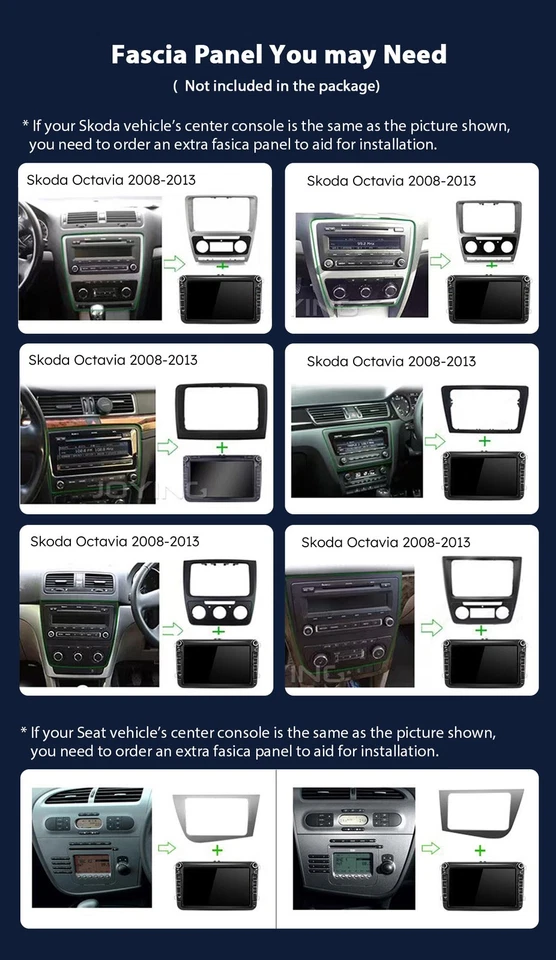 8Kern JOYING 8 Zoll Android 13 Autoradio Für VW Passat Polo Golf 5/6 Seat Tiguan - Bild 4 von 4