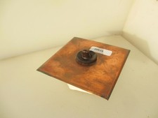 Vintage Brass Light Switch Plate Ceramic Deco Old Antique Toggle Art Deco Copper