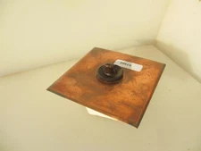 Vintage Brass Light Switch Plate Ceramic Deco Old Antique Toggle Art Deco Copper