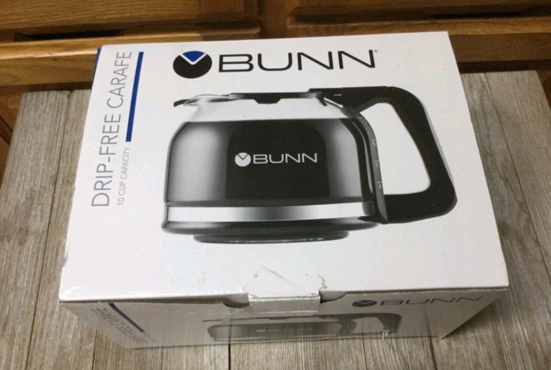 BUNN 10-Cup Drip Free Carafe Replacement Black