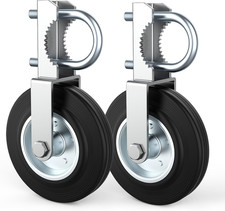 2 Pack Gate Wheel for Metal Swing Gate with 1-5/8" Thru 2" Gate Frames Heavy-Dut