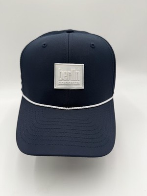 Imperial Berlin Packaging Hat Cap Snap Back Blue Mens One Size Rope Patch Logo