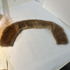 vintage mink fur collar From 50 s Fur In Good Shape Lining Has A Few Tears A23