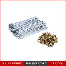 72 stück Universal 3mm Gewinde 160mm Länge Motorrad Rad Speichen Metall w/Nippel