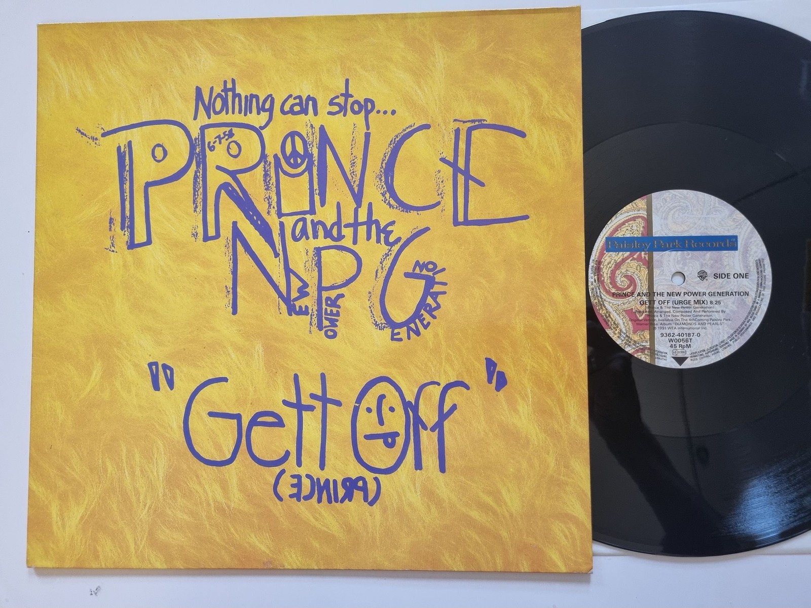 Prince And The New Power Generation - Gett Off 12'' Vinyl Maxi Europe