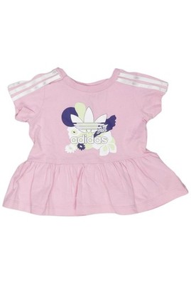 adidas Originals Kleid Mädchen Mädchenklied Dress Gr. 62 Baumwolle Pink #7xjmmqn