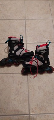 K2 Inline Skates für Kinder, Größe 32-37, Verstellbar, Inkl. Protektoren-Set