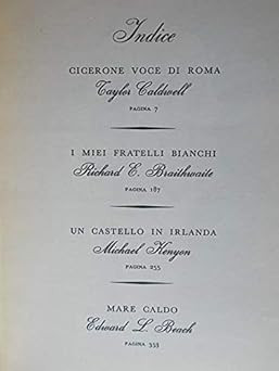 Buchauswahl: Cicero Stimme Roms, Meine weißen Brüder, U