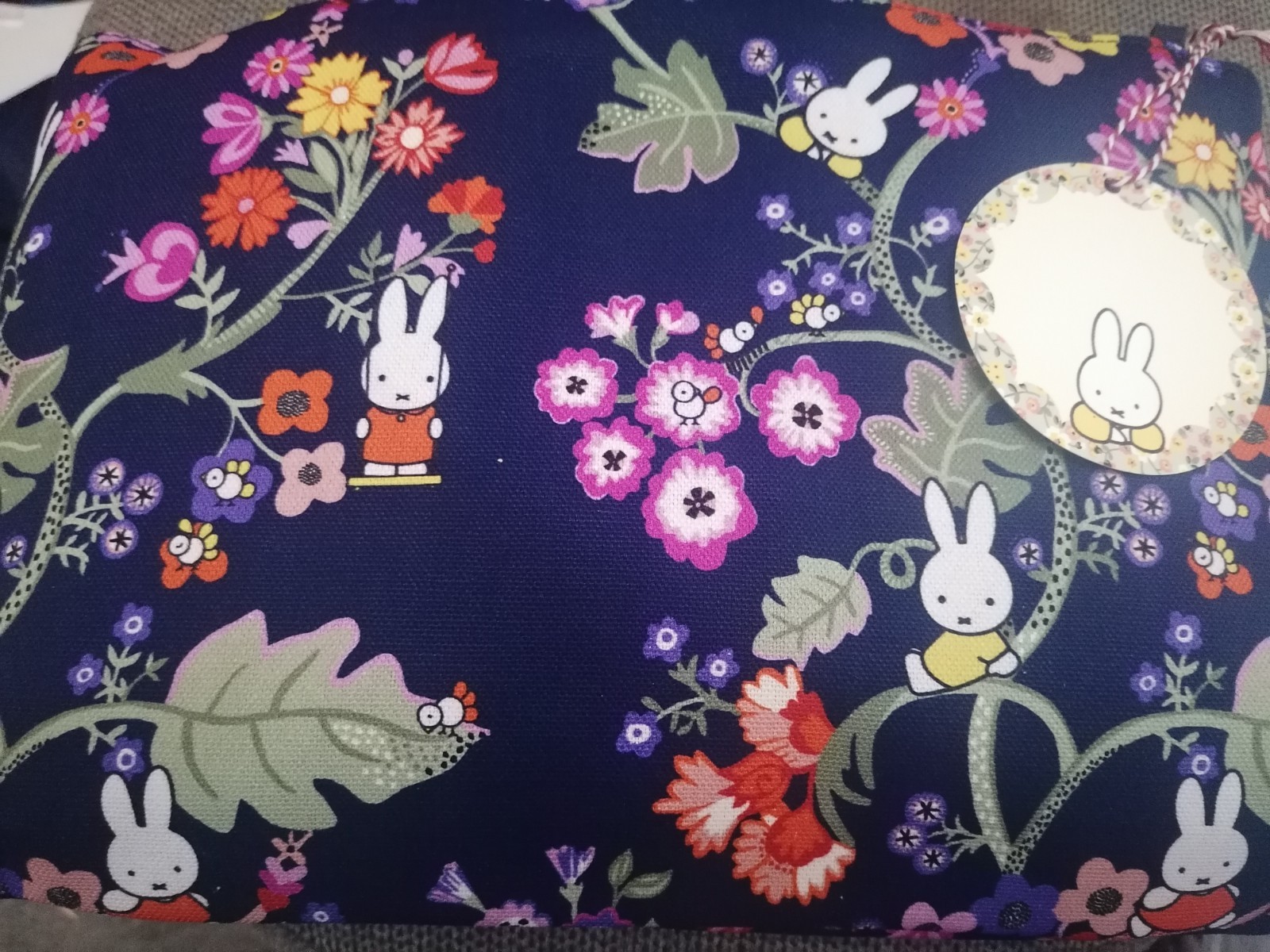 Cath Kidston Miffy Botanical Navy Foldable Overnight Bag
