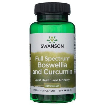 Swanson Boswellia & Curcumin (Kurkuma) - 60 Kapseln
