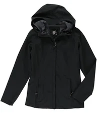 Weatherproof Mens Lightweight Stretch Windbreaker Jacket, Black, X-Small