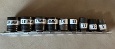 Vintage Sk 38 Drive 9 Piece Metric Impact Socket Set 9-19mmusa Vintage Sk 38 Drive 9 Piece Metric Impact Socket Set 9-19mmusa