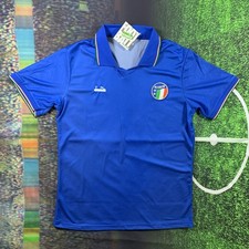 Italy Home Jersey 1990 World Cup - Retro Shirt - Mens Size Large - New with Tags
