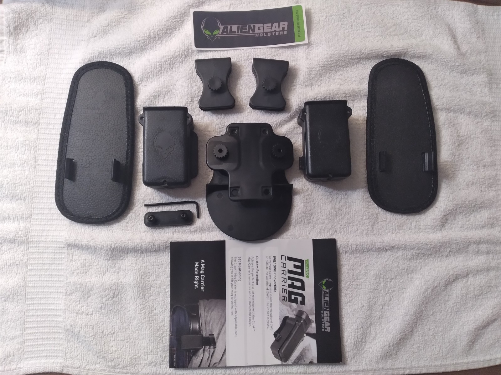 Alien Gear Cloak Double Mag Double Stack Carrier Individual Or Double Up Paddle-image