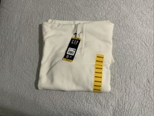 Gap Men's Size Medium Waffle Henley Hoodie. Cream Colors. New with Tags