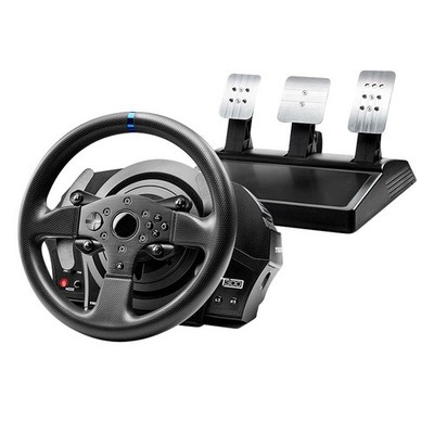 Original T300RS GT (T300GT) Force Feedback Steering Wheel + 3-Pedal Pedals