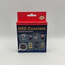 Nintendo NES Cartridge Drink Coasters 8 Set -...