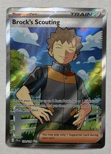 Pokemon Journey Together Brock's Scouting 179/159 Ultra Rare NM