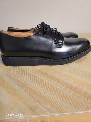 Red Wing 101 Postman Oxford Shoes Black Leather USA Mens 11B USPS