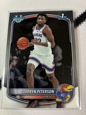 2025-26 Bowman University Chrome 1st Bowman Darryn Peterson Base Kansas 