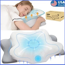 King Size Cervical Pillow for Neck,Shoulder Pain Relief Sleep-Memory Foam Pillow