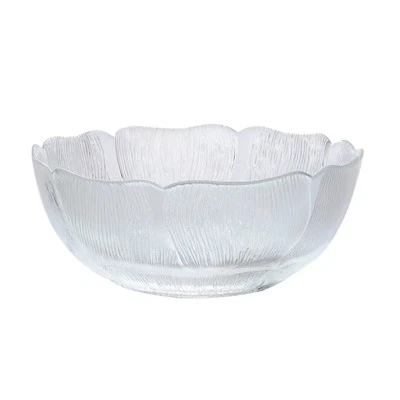 LUMINARC Fleur Bowl Dessert Fruit Round Glass Clear Dishwasher Safe Microwave Safe 12cm