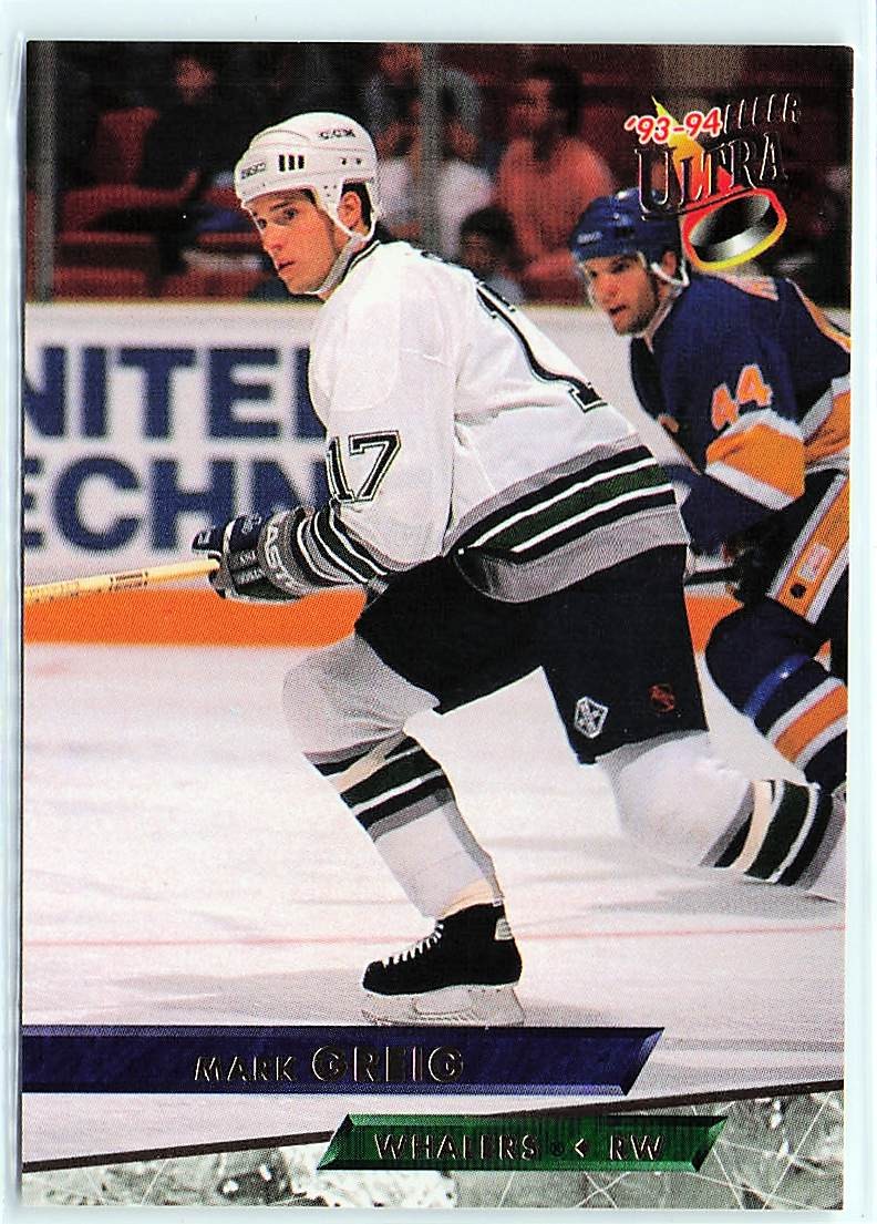 1993-94 Ultra #334 Mark Greig Hartford Whalers
