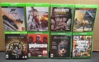 8 Xbox One Games. Shadows of War, Wolfenstein, Call of Duty.