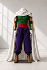 Piccolo Cosplay Costume Dragon Ball Z DBZ Anime Cape Outfit Halloween Adult