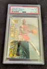 Michael Jordan 1996 Metal Molten Metal Foil Insert Card PSA 8