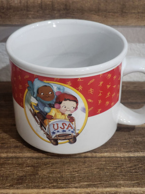 Vintage 2002 Campbells Limited Edition US Olympic Soup Mug ''Bobsledder'' 