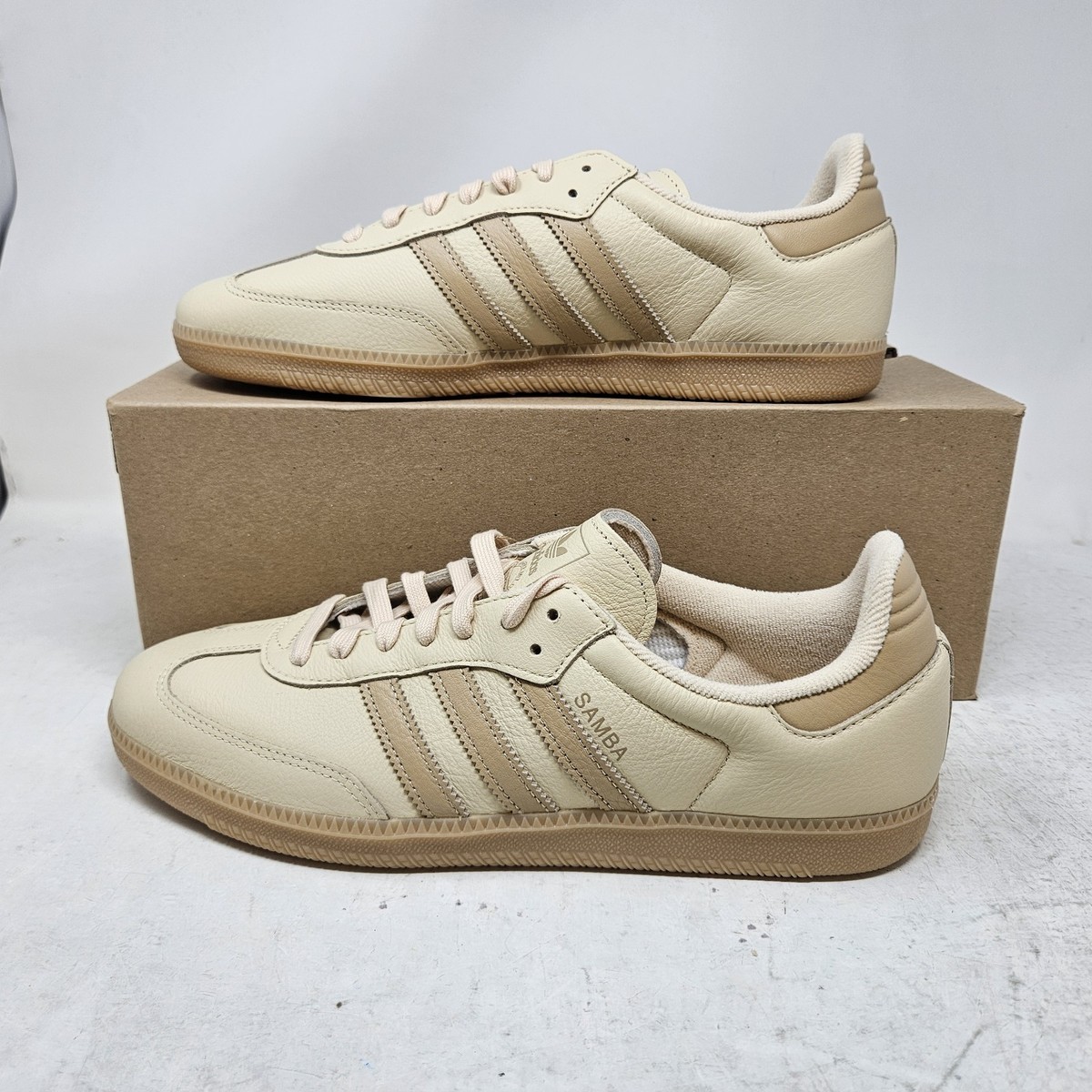 adidas gazelle silver green womens ADIDAS ORIGINALS Sneakers Samba OG beige for men and women