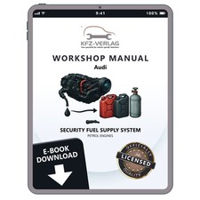 Audi A8 4N 17-21 security fuel supply system petrol engines repair manual eBook