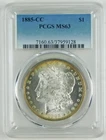 1885-CC $1 Morgan Silver Dollar PCGS MS63 Choice BU Coin C4250