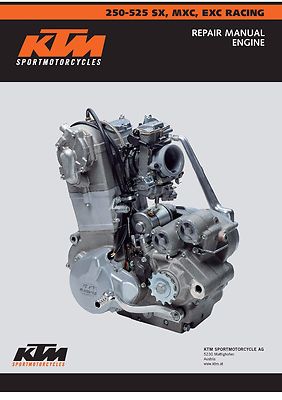 KTM Engine Service Workshop Shop Repair Manual Book 2002 400 MXC.
