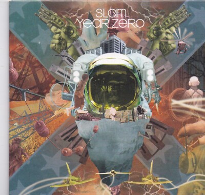 Slam-Year Zero Promo cd album cardsleeve