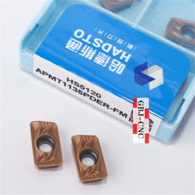 HADSTO APMT1135 1605 1604 PDFR-FM HS5120 Milling Insert For HRC45-55 Steel 10PCS