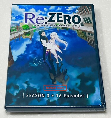 Re:Zero -Starting Life in Another World (Season 3: VOL.1-16) ~English Audio~ DVD