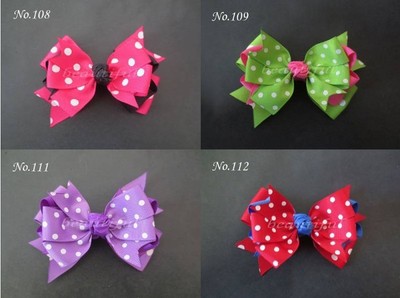 100 BLESSING Good Girl Boutique 4.5/" A Princess Hair Bow Clip Cinderella Frozen